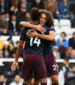 Fulham V Arsenal 2018-19 Prints: Five-Star Aubameyang and Guendouzi: Arsenal's Dominance Over Fulham (2018-19)