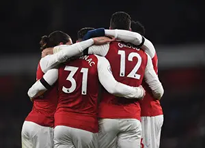 Arsenal V Huddersfield Town 2017-18 Prints: Five-Star Giroud: Arsenal's Rampage against Huddersfield Town
