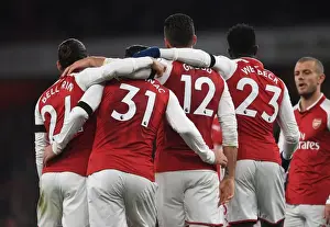 Arsenal V Huddersfield Town 2017-18 Prints: Five-Star Giroud: Arsenal's Rampage against Huddersfield Town (November 2017)