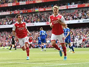 Arsenal V Everton 2021-22 Prints: Five-Star Odegaard: Arsenal's Clinical Performance vs