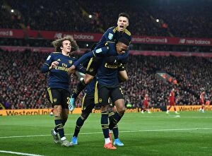 Images Dated 31st October 2019: Five-Star Willock: Arsenal's Shocking 5-5 Draw and Penalty Win Against Liverpool in Carabao Cup