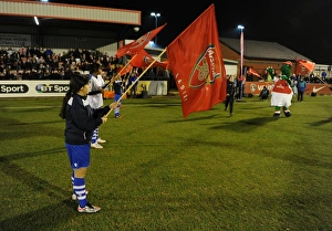 Arsenal Ladies V Reading FC Women 23rd March 2016 Prints: Flag waver. Arsenal Ladies 3: 1 Reading FC Women