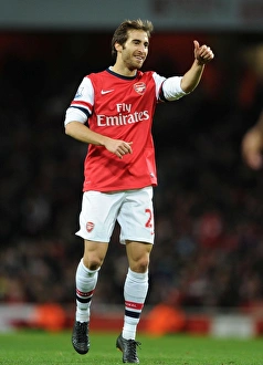 Arsenal V Everton 2013-14 Prints: Flamini in Action: Arsenal vs Everton, Premier League 2013-14