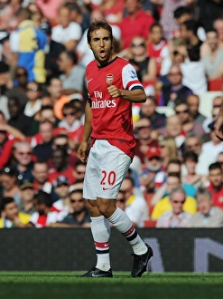 Spurs Prints: Flamini in Action: Arsenal vs. Tottenham, Premier League 2013-14