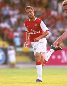Mattersburg V Arsenal 2006-07 Prints: Flamini in Action: Arsenal's Win Against SV Mattersburg (2006)