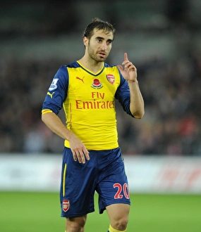 Flamini in Action: Swansea vs Arsenal, Premier League 2014-15