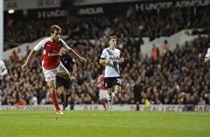 Tottenham Hotspur v Arsenal Capital One Cup 2015/16 Collection: Flamini Scores as Arsenal Defeats Tottenham in Capital One Cup Showdown