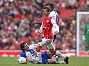 Images Dated 17th February 2007: Flamini vs. Dunn: 0-0 Stalemate in FA Cup Clash at Emirates Stadium
