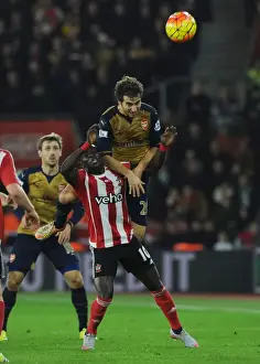 Southampton V Arsenal 2015-16 Prints: Flamini vs Mane: A Premier League Battle at Southampton, 2015-16
