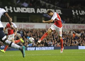 Tottenham Hotspur v Arsenal Capital One Cup 2015/16 Collection: Flamini's Brace: Arsenal Defeats Tottenham in Capital One Cup