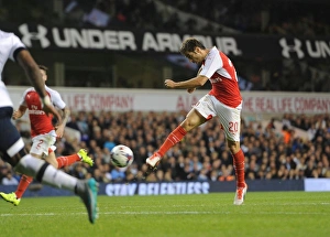 Tottenham Hotspur V Arsenal Capital One Cup 2015/16 Prints: Flamini's Brace: Arsenal Defeats Tottenham in Capital One Cup