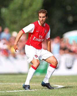 Schwadorf v Arsenal 2006-07 Collection: Flamini's Dominance: Arsenal's Pre-Season Victory Over Schwadorf (July 2006)
