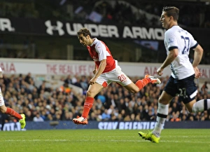 Tottenham Hotspur V Arsenal Capital One Cup 2015/16 Prints: Flamini's Double Strike: Arsenal's Surprising Victory Over Tottenham in Capital One Cup