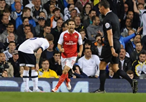Tottenham Hotspur V Arsenal Capital One Cup 2015/16 Prints: Flamini's Stunner: Arsenal's Thrilling Capital One Cup Triumph Over Tottenham