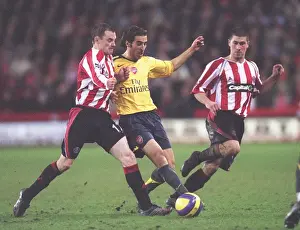Sheffield United V Arsenal 2006-07 Prints: Flamini's Victory: Arsenal's 1:0 Win Over Sheffield United with Quinn and Montgomery