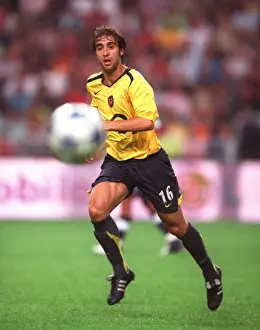 Flamini Mathieu Prints: Flamini's Winning Goal: Arsenal Triumphs Over Ajax in Amsterdam Tournament