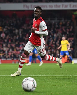 Images Dated 21st December 2021: Flo Balogun Shines: Arsenal Reach Carabao Cup Quarterfinals with Sunderland Victory