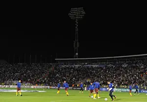 The floodlights fail before the match. Partizan Belgrade 1: 3 Arsenal. UEFA Champions League