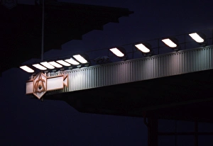 Arsenal v Villarreal 2005-6 Gallery: The floodlights are on for the last time. Arsenal 1: 0 Villarreal