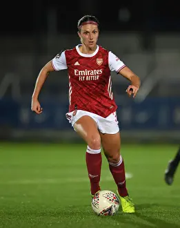 Focused Lotte Wubben-Moy Amidst Intense Chelsea vs. Arsenal Women's Continental Cup Rivalry