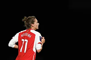 Arsenal Women V Bristol City Women - Conti Cup 2023-24 Prints: Focused Miedema Leads Arsenal Women in Conti Cup Battle Against Bristol City