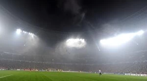 Images Dated 3rd November 2010: Fog comes down in the Donbass Arena. Shakhtar Donetsk 2: 1 Arsenal, UEFA Champiojns League
