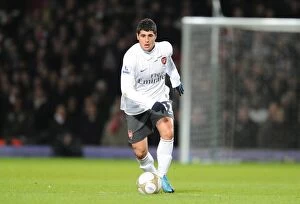 Images Dated 3rd January 2010: Fran Merida (Arsenal). West Ham United 1: 2 Arsenal, FA Cup Third Round