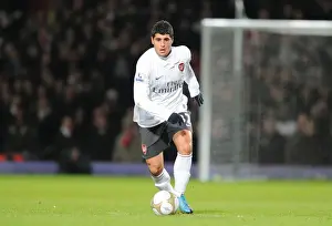 Fran Merida (Arsenal). West Ham United 1: 2 Arsenal, FA Cup Third Round