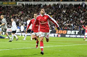 Bolton V Arsenal 2009-10 Prints: Fran Merida's Brilliant Goal: Arsenal Cruise Past Bolton 2-0
