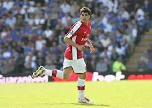 Portsmouth V Arsenal 2008-9 Prints: Fran Merida's Brilliant Performance: Arsenal Crushes Portsmouth 4-0 in the Premier League