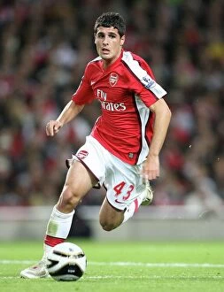 Images Dated 23rd September 2008: Fran Merida's Hat-Trick: Arsenal Crushes Sheffield United 6-0 in Carling Cup