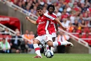 Arsenal v Rangers 2009-10 Collection: Fran Merida's Triumph: Arsenal's 3:0 Victory Over Rangers at Emirates Cup, 2009