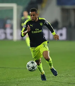PFC Ludogorets Razgrad V Arsenal 2016-17 Prints: Francis Coquelin in Action: Arsenal vs Ludogorets Razgrad, UEFA Champions League, 2016