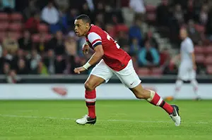 Southampton V Arsenal 2012-13 - Pre Season Prints: Francis Coquelin in Action: Arsenal's Pre-Season Clash against Southampton (2012)