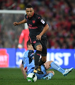 Sydney FC V Arsenal - 2017-18 Prints: Francis Coquelin in Action: Sydney FC vs. Arsenal Pre-Season Friendly (2017)