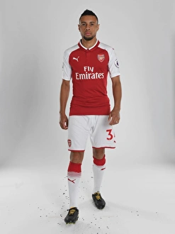 Arsenal 1st Team Photocall 2017-18 Prints: Francis Coquelin at Arsenal 2017-18 Team Photocall