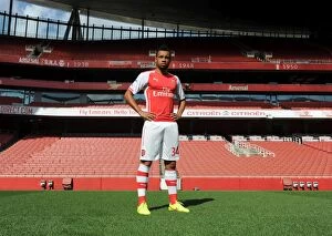 Francis Coquelin (Arsenal). Arsenal 1st Team Photocall. Emirates Stadium, 7 / 8 / 14