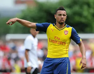 Francis Coquelin (Arsenal). Boreham Wood 0: 2 Arsenal. Pre Season Friendly. Meadow Park