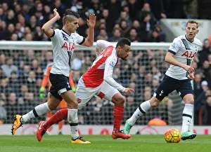 Francis Coquelin (Arsenal) Erik Lamela and Harry Kane (Tottenham). Tottenham Hotspur 2