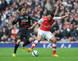 Francis Coquelin (Arsenal) Lazar Markovic (Liverpool). Arsenal 4: 1 Liverpool. Barclays