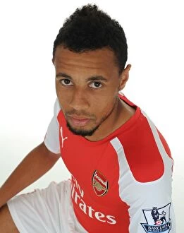 Images Dated 7th August 2014: Francis Coquelin at Arsenal Photocall 2014-15