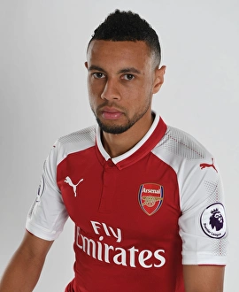 Arsenal 1st Team Photocall 2017-18 Prints: Francis Coquelin at Arsenal Team Photocall (2017-18)