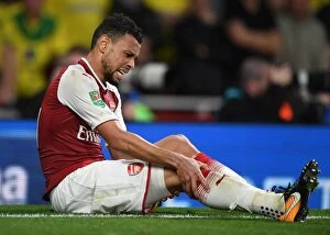 Images Dated 24th October 2017: Francis Coquelin: Arsenal vs Norwich City - Carabao Cup Fourth Round, 2017