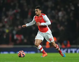 Arsenal V Hull City 2014-15 - FA Cup Prints: Francis Coquelin: Arsenal's FA Cup Battle against Hull City (2014-15)