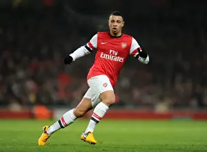Third Round Prints: Francis Coquelin: Arsenal's FA Cup Determination - Arsenal v Swansea City, 2013