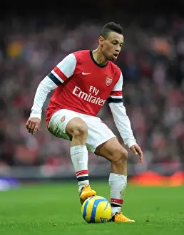 Arsenal V Blackburn Rovers - FA Cup 2012-13 Prints: Francis Coquelin: Arsenal's FA Cup Determination against Blackburn Rovers, 2013