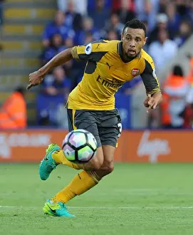 Leicester City V Arsenal 2016-17 Prints: Francis Coquelin: Arsenal's Midfield Warrior at Leicester City, 2016-17