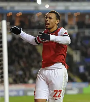 Francis Coquelin Celebrates Arsenal's Capital One Cup Victory over Reading