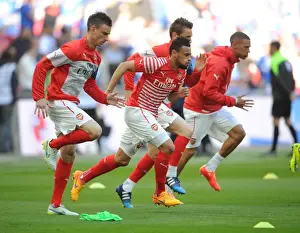 Reading V Arsenal FA Cup Semi Final 2014/15 Prints: Francis Coquelin Gears Up for Arsenal's FA Cup Semi-Final Clash against Reading