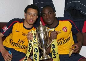 Liverpool v Arsenal 2008-9 Youth Cup Gallery: Francis Coquelin and Gilles Sunu
